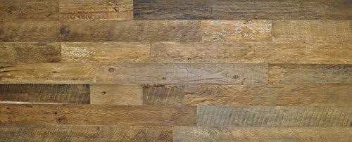 East Coast Rustic DIY Brown 3.5" Sealed Reclaimed Wood Wall Accent 15 Square Feet - Do It Yourself Genuine Barn Wood