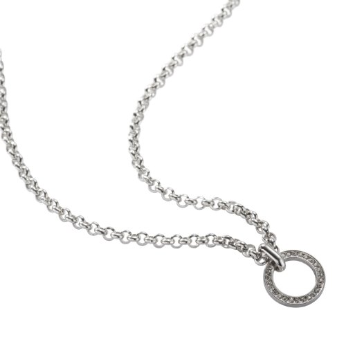 Fossil Damen Charms Collier Edelstahl lang JF86216040 Charm