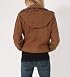 Last Kiss Double Button Fleece Short Coat in Brown