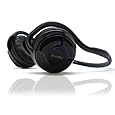 SoundBot® SB240 Sapphire Blue/Black Bluetooth Headset for Music Streaming & HandsFree Calling for 20 Hours of Talk Time, 400 Hours of Standby Time w/ MicroUSB Charging Port & Cable Included