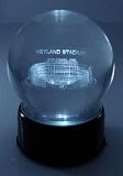 TENNESSEE VOLUNTEERS LIGHTED ETCHED GLASS STADIUM GLOBE