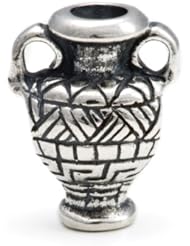 Melina World Jewellery - Amphora Water Container / Ánfora Contenedor Agua - 4002 - Sterling Silver 925 - Handmade in Greece and inspired by Olympic, Greek and Mediteranean history and motives. Beads fits Biagi. Chamilia, Pandora and Trollbeads etc.
