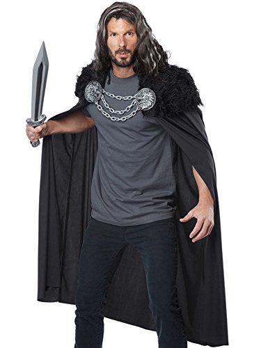 Adult Wolf Clan Warrior Cape Costume