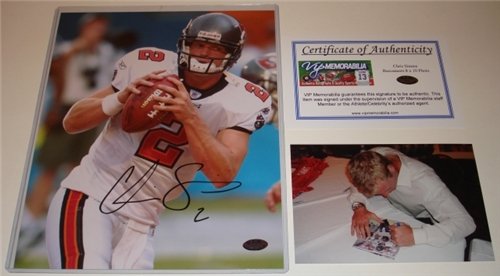 Chris Simms Tampa Bay Buccaneers/Bucs Autographed/Hand Signed 8 x 10 Photo