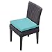 TKC Venice Wicker Patio Dining Chairs in Aruba (Set of 2)