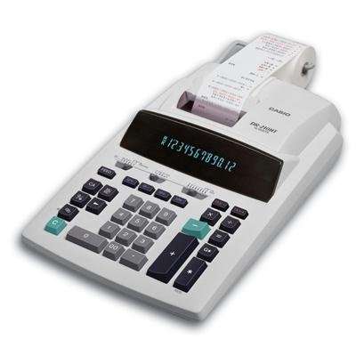 Casio DR210TM 2-Color Professional Printing Calculator with 12-Digit Large Display