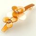 Lilas Ginger Ivory - Cubitas Boulanger Collection (Hand-set Swarovski Crystals, Barrette)