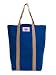 Eco-Friendly Shopping Bag -The Suburban Shopper by Clean Conscience - Blue/tan - made from Recycled Plastic Bottles - Made in USA