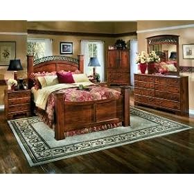 Timberline Four Poster Bed by Ashley Furniture