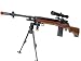 AGM M14 Airsoft AEG Rifle Bipod & Scope Wood