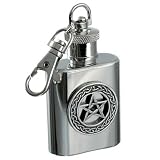 Review Sterling & Classic SC620 / Celtic Pentagram 1oz Keyring Stainless Steel Hip Flask