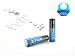 POWER-UP! Intense Rechargeable 2700mAh AA Batteries for Nintendo Wii Wireless Controllers - 4-Pack - Long Lasting - Recharge up to 1000 Times