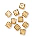Swarovski Crystal #5601 4mm Cube "Lt Colorado Topaz"-10