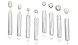 International Culinary Melon Baller, Set of 8 Different Shapes