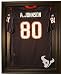 Houston Texans Cabinet Style Jersey Display Case - Black