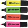 Majuscule-surligneurs + Clip Pointe Biseautee Assortis - Pochette De 4