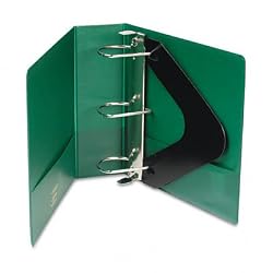 Wilson Jones 384 Line Heavy-Duty Locking D-Ring  3" Binder 8.5 x 11" Sheet Capacity, Hunter Green (W384-49GA)