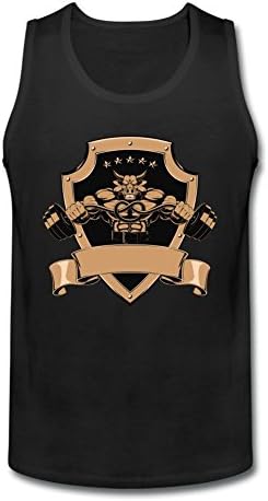 Wanenkser Strong Bull With Barbell Tank Top For Men