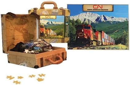 CN North America's Railroad 1000 Piece Puzzle with Collectible Suitcase Featuring Gord McAllister Photography and Limited Edition Bonus Poster