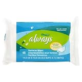 Always Feminine Wipe Refill, 45-Count Packages (Pack of 4)