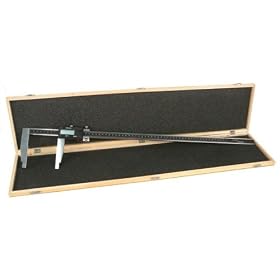 Industrial 24 Digital Caliper - Stainless Steel - Large LCD Readout - Instant SAE MM... by C.M.T Industrial