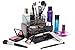 Acrylic Makeup Cosmetic Drawer Organizer and Jewelry Box Display Case Storage Container and Lipstick Holder for Teen Girls Black 2 Piece Set Vanity Tray