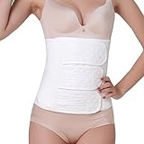妊婦帯 産後サポーター 骨盤矯正 腰痛対策 骨盤ウエストニッパー ダイエットベルト 腰サポーター 96cm (ホワイト、サイズL)