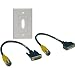 Tripp Lite EZB-DVIX-2 Easy Pull Type-B Kit w/ DVI-D Single Link M/F & Wallplate
