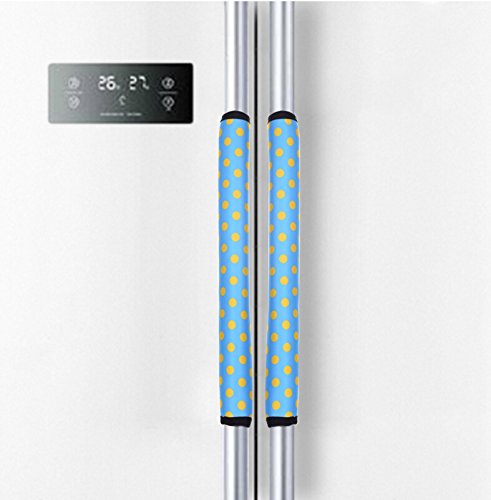 Cosmos® 1 Pair Neoprene Kitchen Appliance Refrigerator Handle Covers, Door Handle Covers, 13-1/2