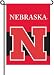 NCAA Nebraska Cornhuskers 13" X 18" Garden Flag Set