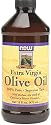 NOW Foods Olive Oil,  Xtra Virgin,  100% Pure,  16 Ounce Bottle (Pack of 3)