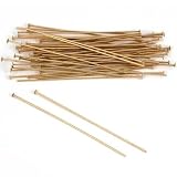 50 14K Gold Filled Headpins Head Pins 24 Gauge 1.5"