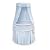 Badger Basket Elite Oval Baby Bassinet with Blue Dots Bedding
