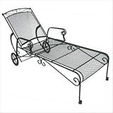 DC America WIL160 Charleston Wrought Iron Chaise Lounge