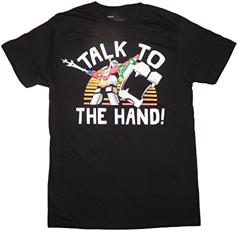Voltron Talk to The Hand Men's Black T Shirt (XL)