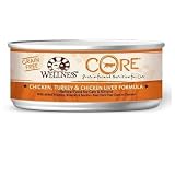 Wellness CORE Chicken, Turkey & Chicken Liver Canned Cat Food 5.5 oz.