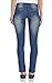 Angels Jeans Juniors Size Butt Lift Double Buttons Skinny Jeans