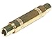 Monoprice 105574 6.35mm TRS Female to 6.35mm Metal TRS Female Coupler, Gold Plated, 2-Pack
