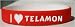 I Love Telamon Custom Wristband