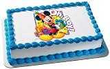Mickey Mouse 'Oh Boy!' Cake Edible Image
