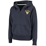 NCAA West Virginia Mountaineers Balance Pullover Fleece Hoodie (Navy, Small)