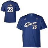 Lebron James Cleveland Cavaliers Navy Adidas Jersey T-Shirt