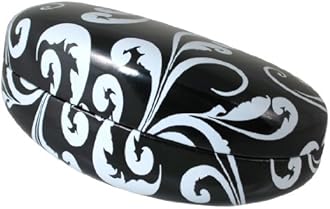 MyEyeglassCaseLarge Hard Sunglasses Case | fits Large curved Sunglasses, with microfiber bag and cleaning cloth