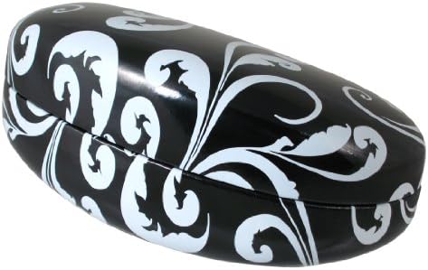 MyEyeglassCaseLarge Hard Sunglasses Case | fits Large curved Sunglasses, with microfiber bag and cleaning cloth