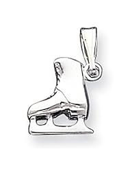 Sterling Silver Small Ice Skate Charm