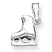 Sterling Silver Small Ice Skate Charm