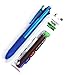 Pilot Frixion Ball 3 3 Color Gel Ink Multi Pen,fine Point -0.5mm-black/blue/red Inks Light Blue Body &3 Colors Gel Ink Pens Refills Value Set
