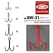ｳｧンフック(VANFOOK) デビルダブルフック DW-31 レッド #4 DW-31R