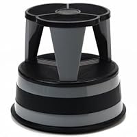 Original Cramer Kik Step Stools / 1001-82 / Warm Gray / 14H Retractable Casters