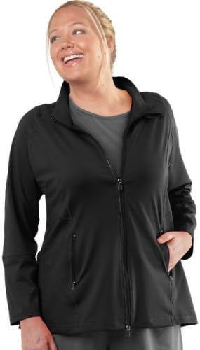 Live Life Large Women's Technical Heavyweight Jacket 2X (16/18) Black